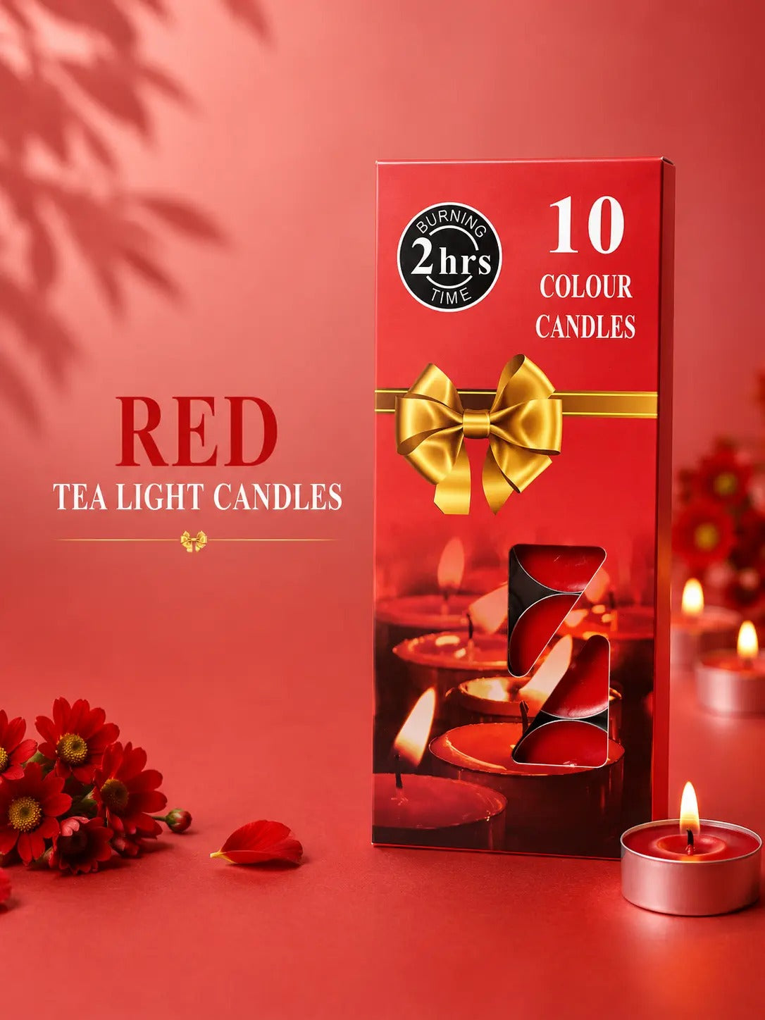 10 Pcs Scented Tea Light Candle