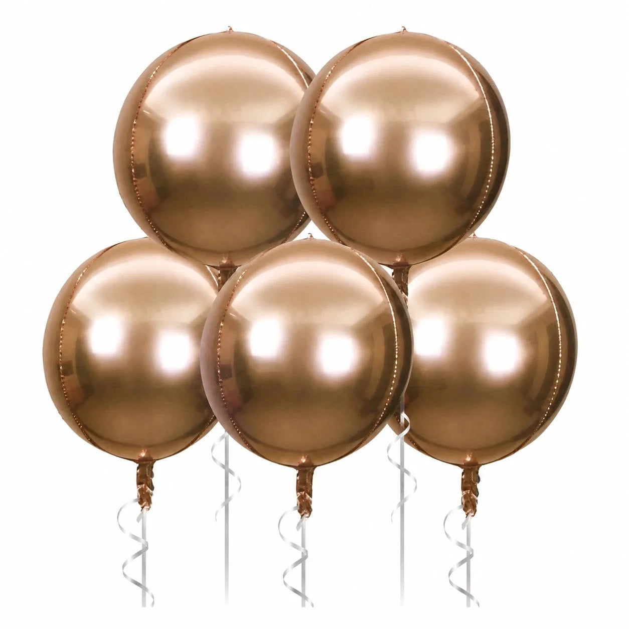 5 PC FOIL BALLOON SET - ORBZ SHAPED (22 INCH)