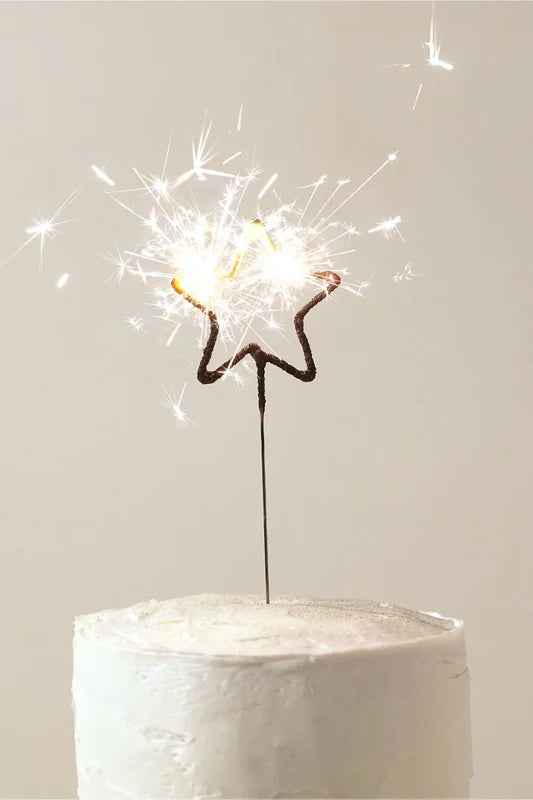 Star Shape Sparkling Candle
