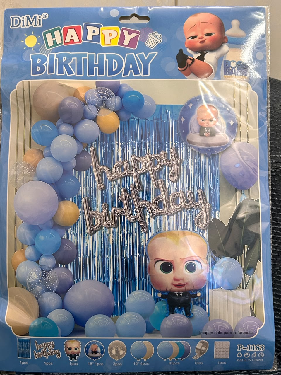 Boss Baby Balloon Set