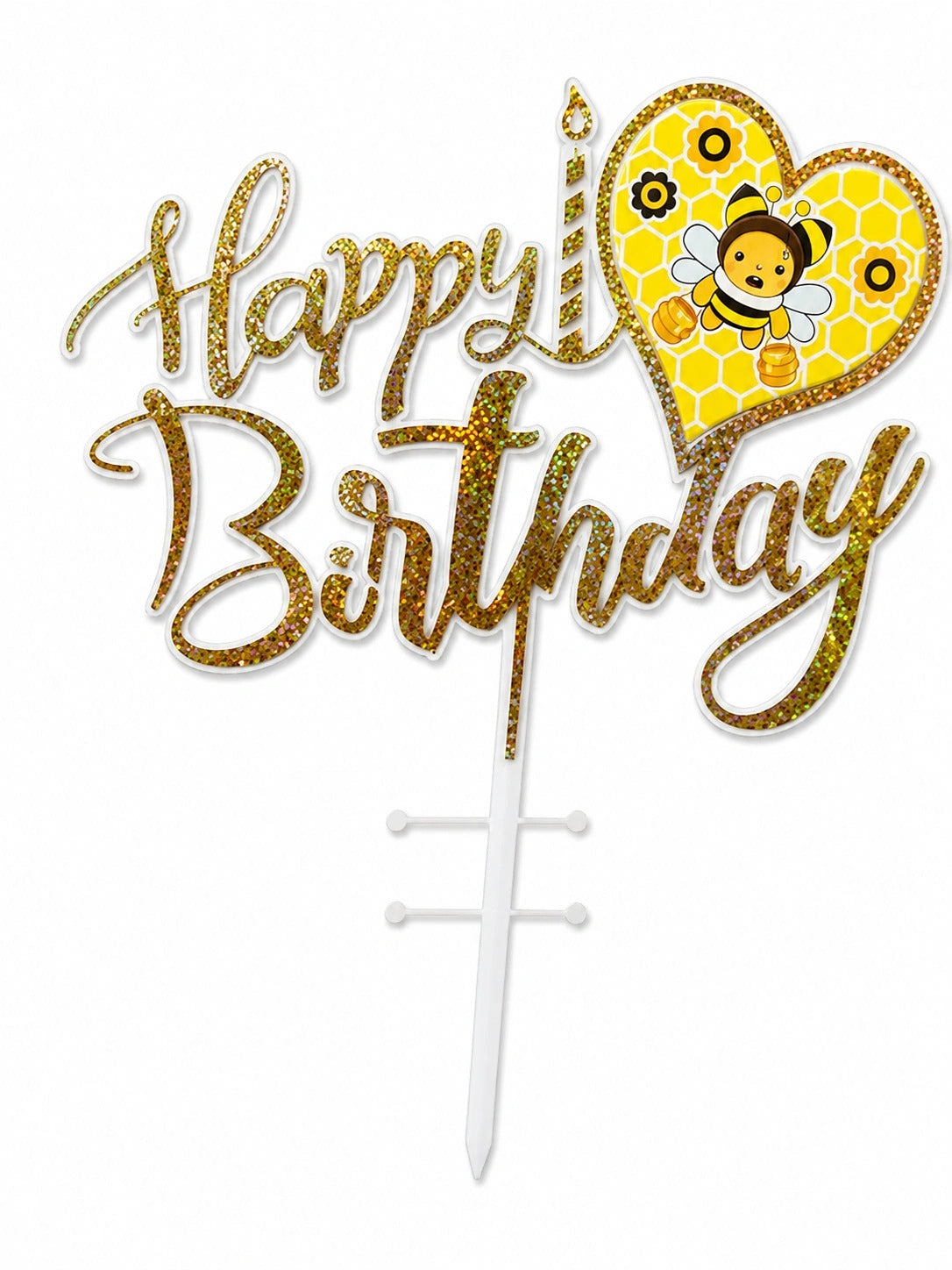 Happy Birthday Acrylic Cake Toppers