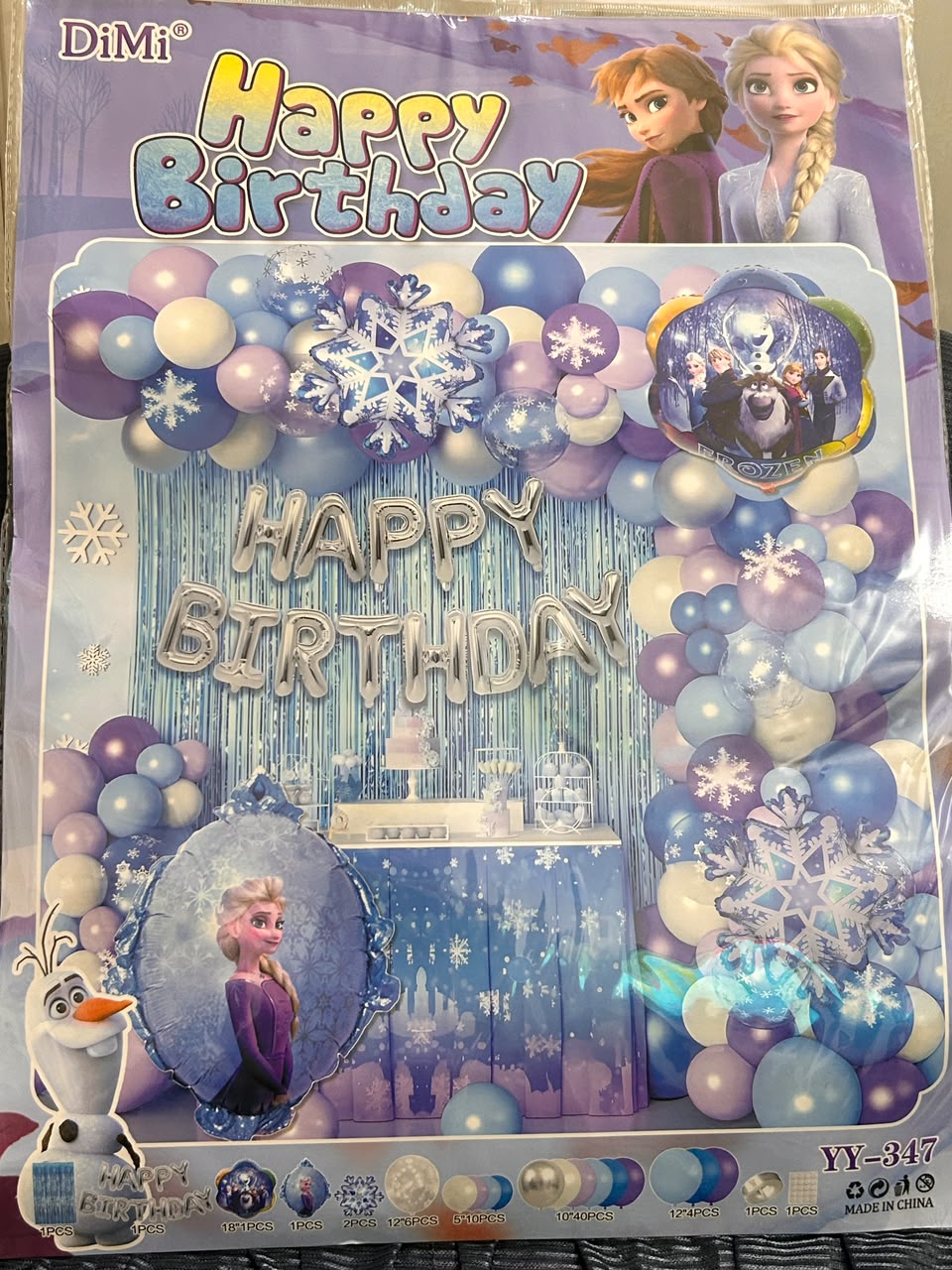 Frozen Balloon Set