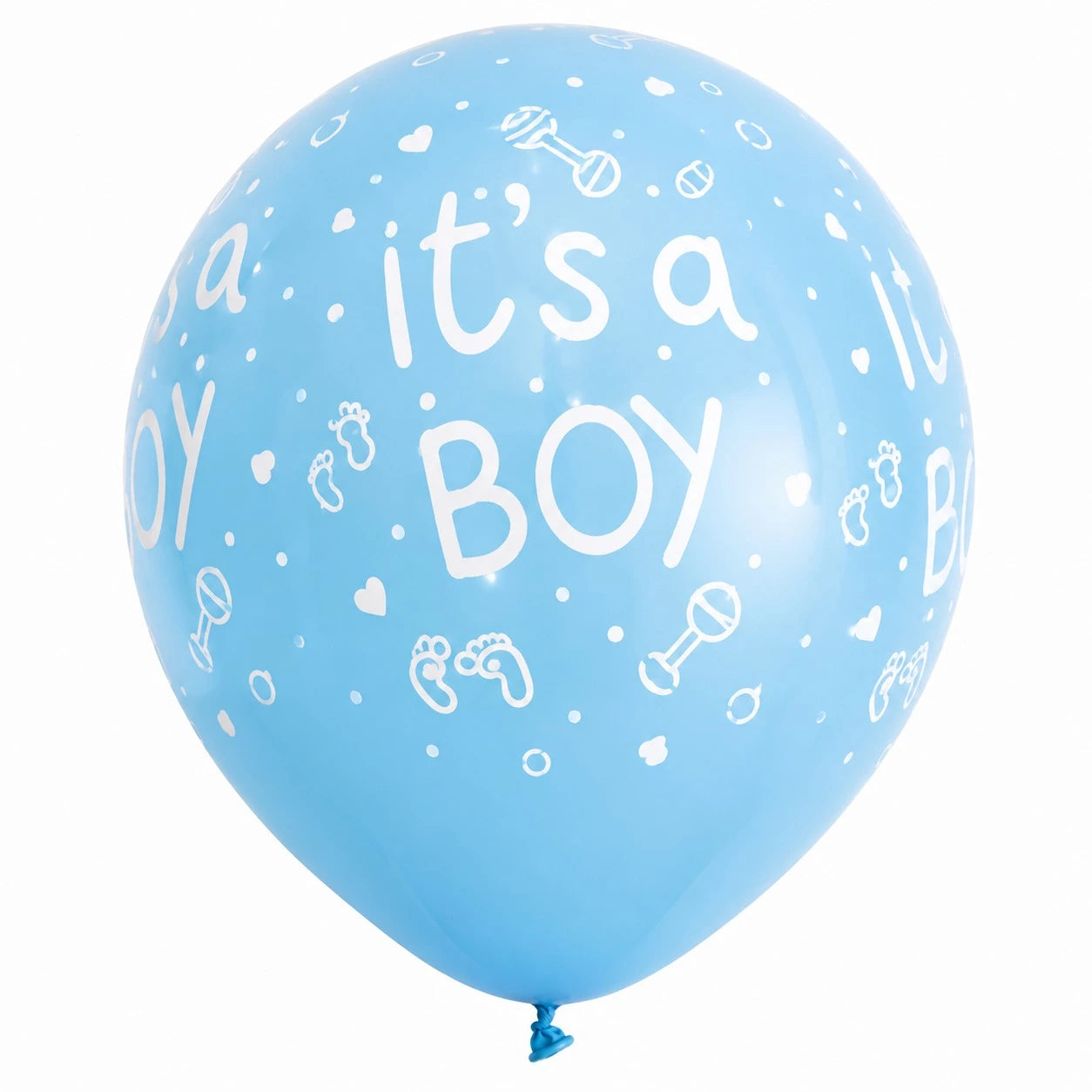It’s a Boy Printed Latex Balloon Blue Color - Pack of 25