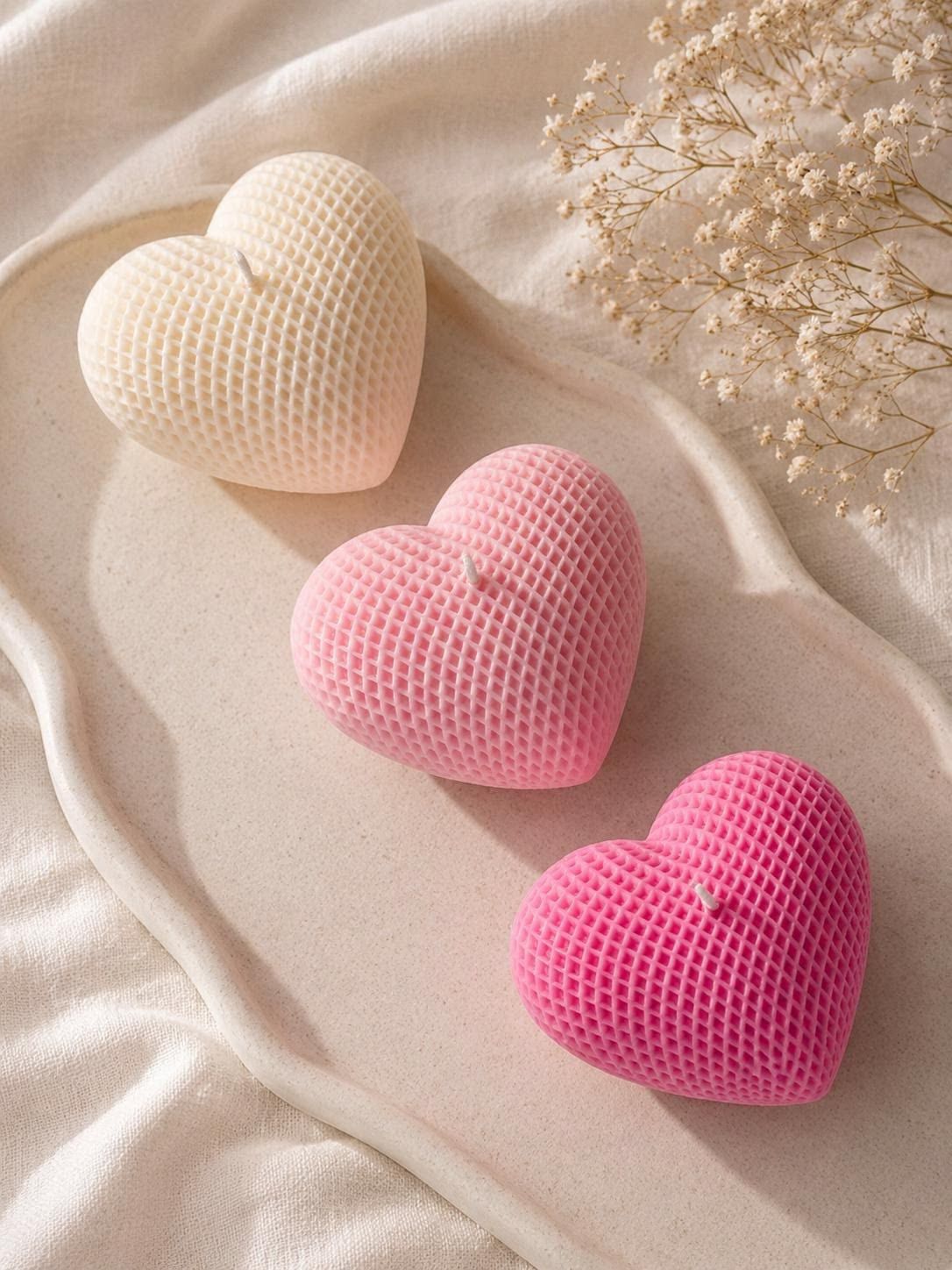 Weaved Heart Scented Candle