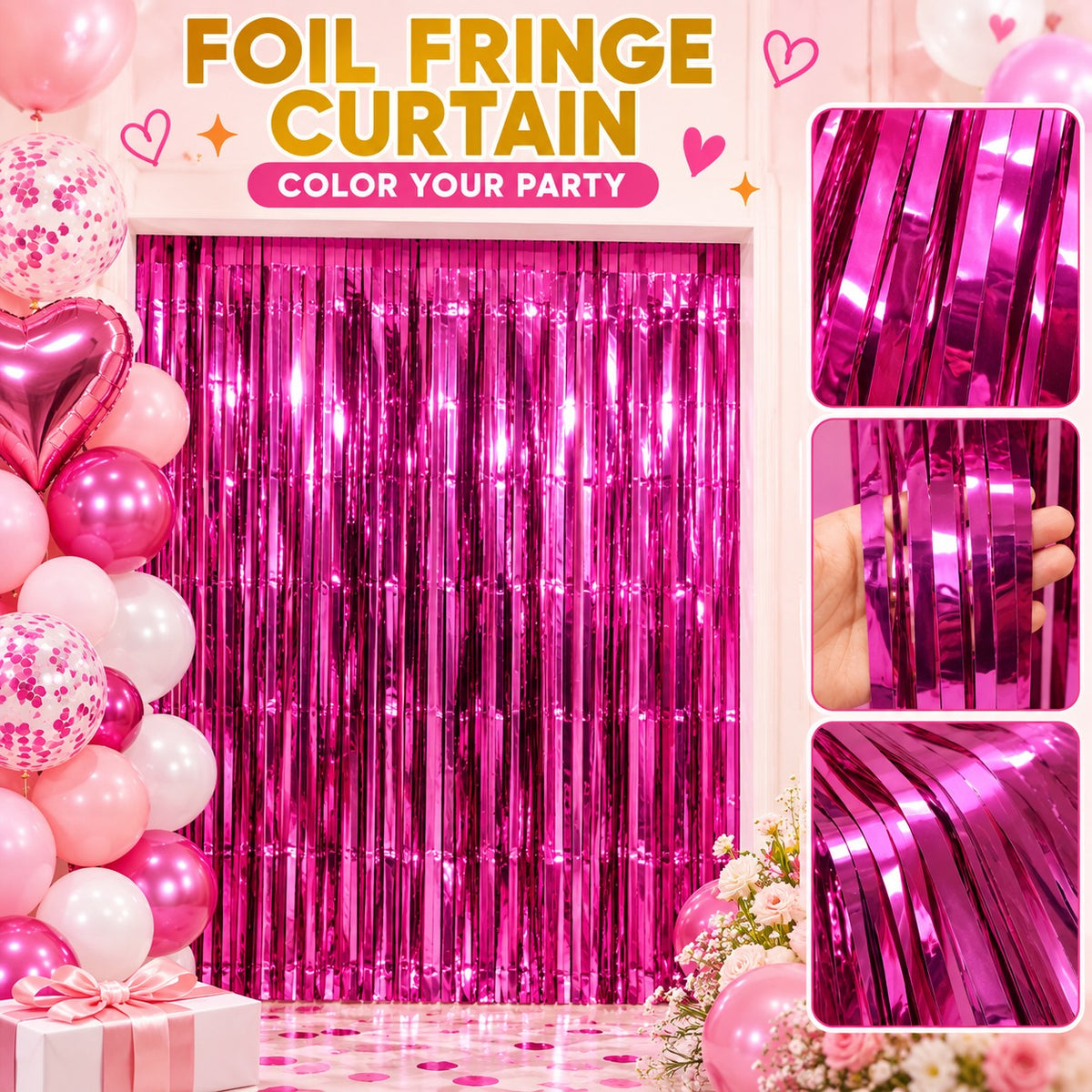 Foil Curtain Fringes