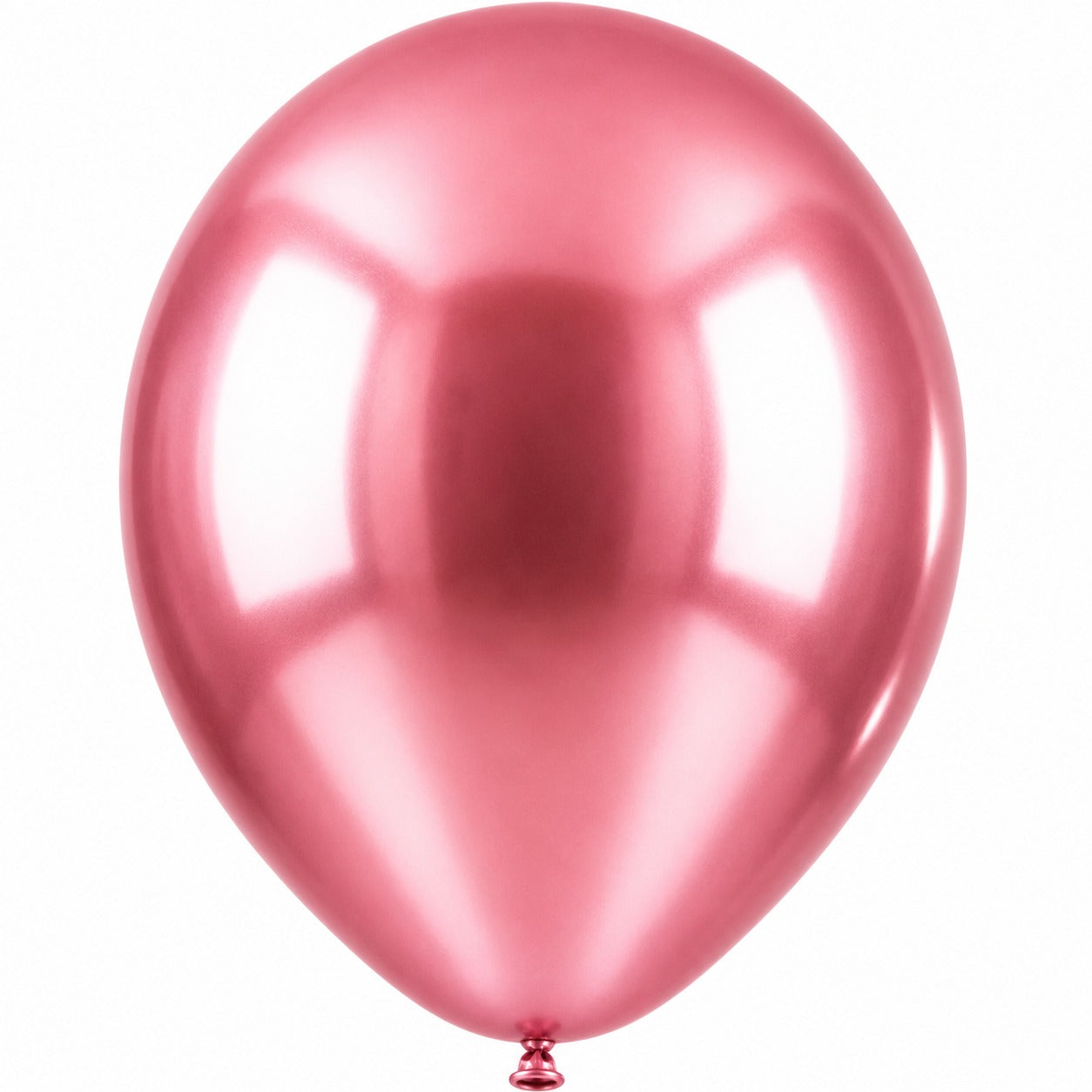 Metallic Chrome Balloon - Pack of 25 (Rose Pink)
