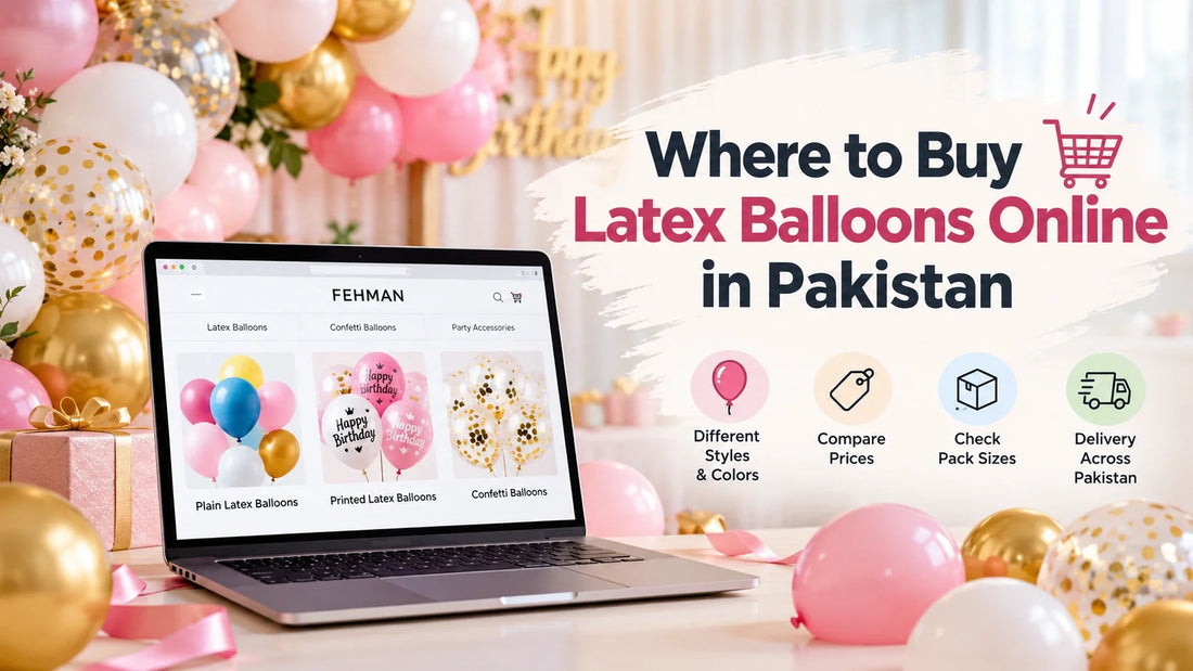 Buy Latex Balloons Online in Pakistan