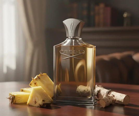 Creed Aventus notes explained with pineapple and birch elements