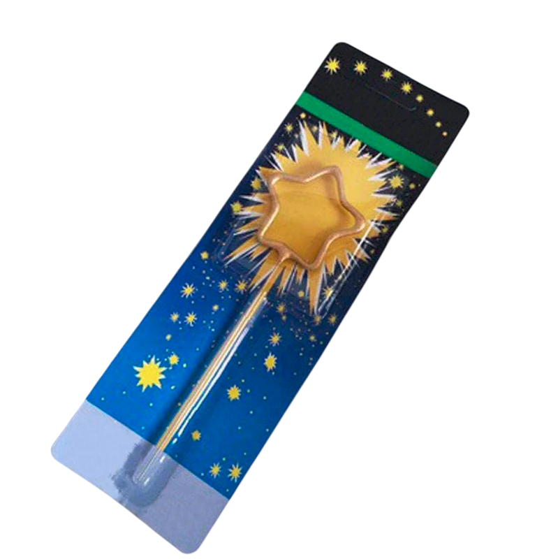 Star Shape Sparkling Candle