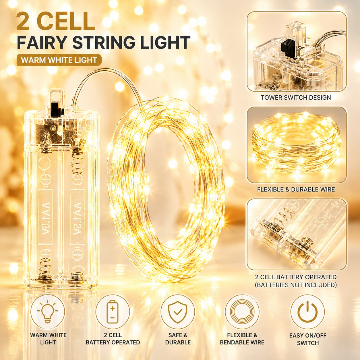 Fairy String Light 2 Cell