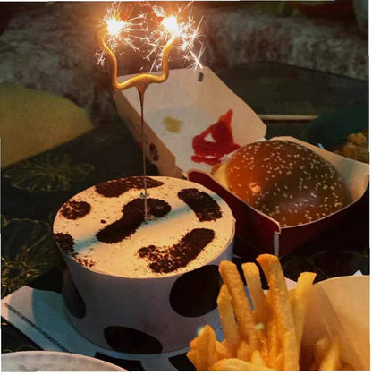Star Shape Sparkling Candle