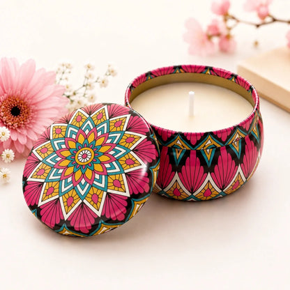 Mandala Scented Candle - 2 Inch