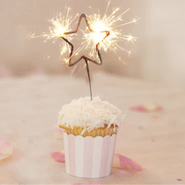 Star Shape Sparkling Candle