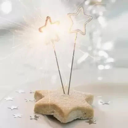 Star Shape Sparkling Candle
