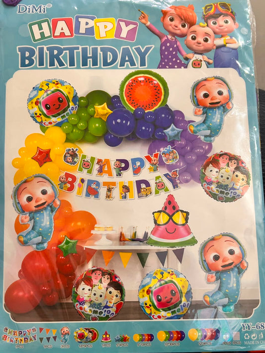 COCOMELON BALLOON SET
