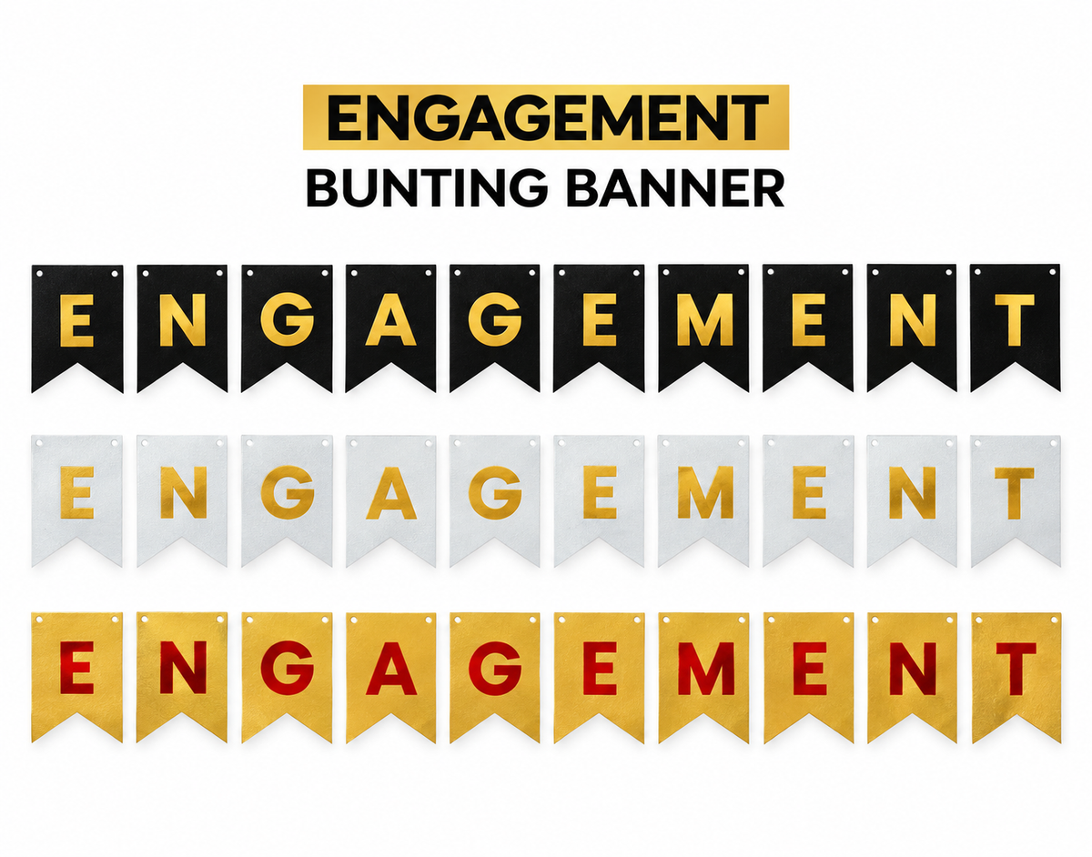 ENGAGEMENT BUNTING BANNER