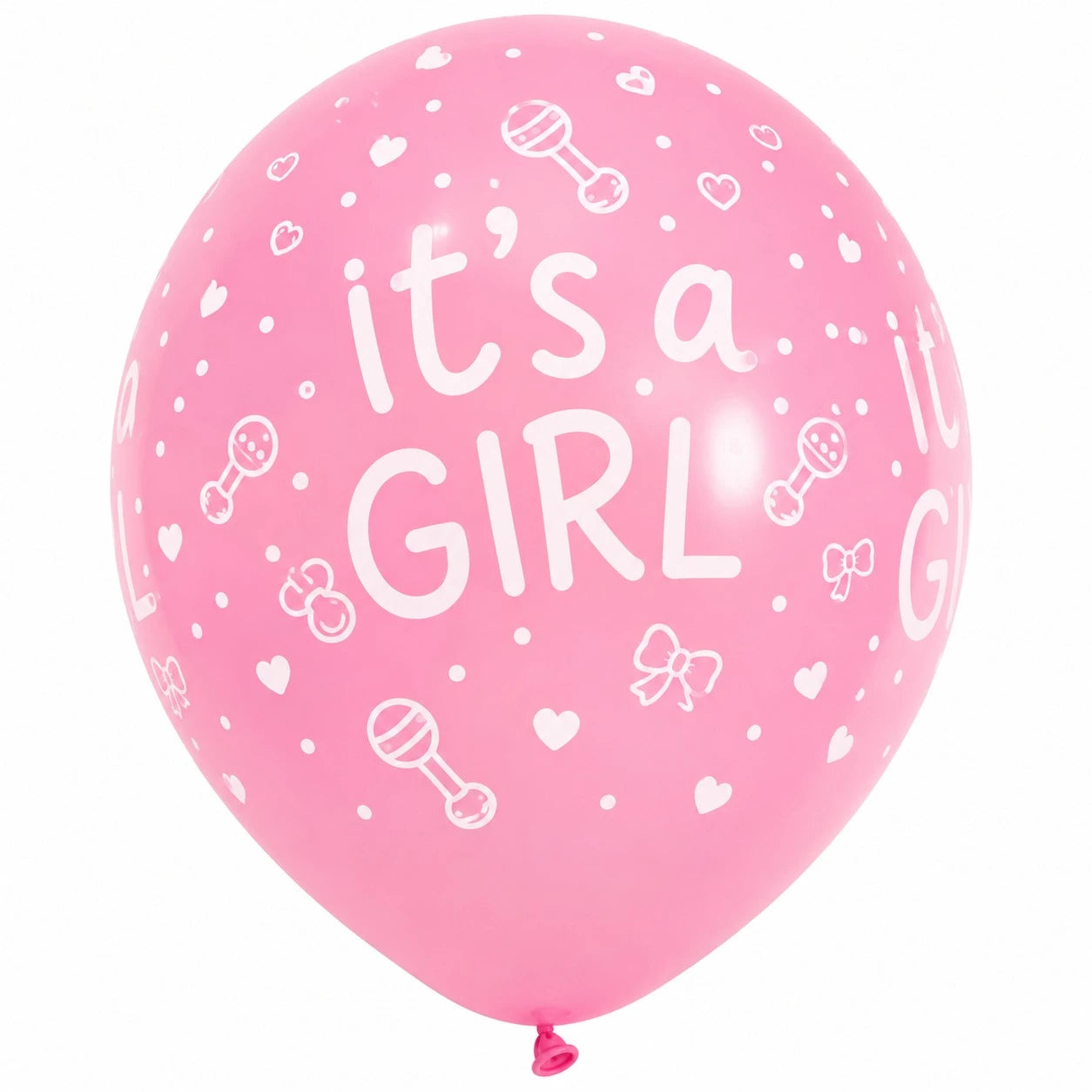 It’s a Girl Printed Latex balloon blue color pack of 25