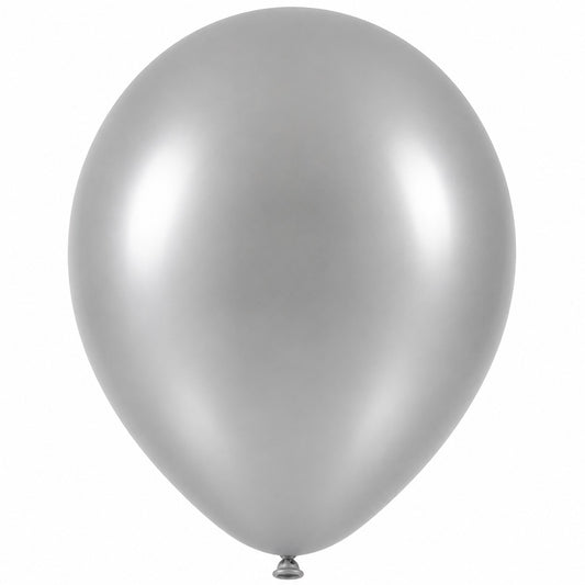 Latex Balloon - Pack of 25 (Silver)