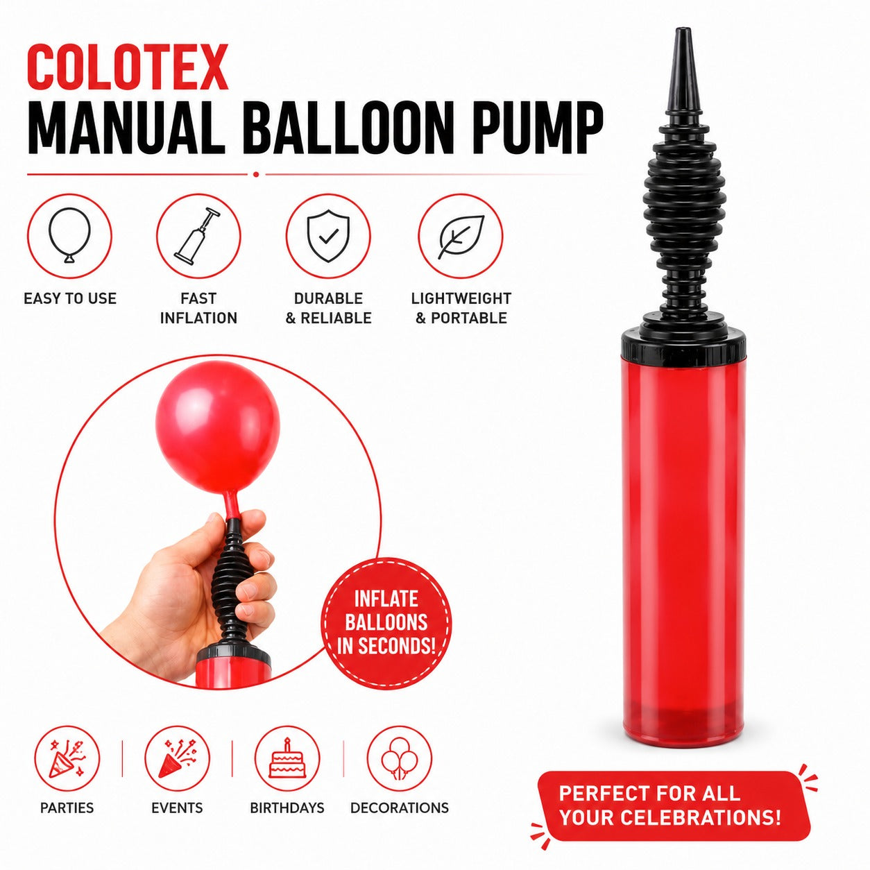 Manual Balloon Pump (Small)
