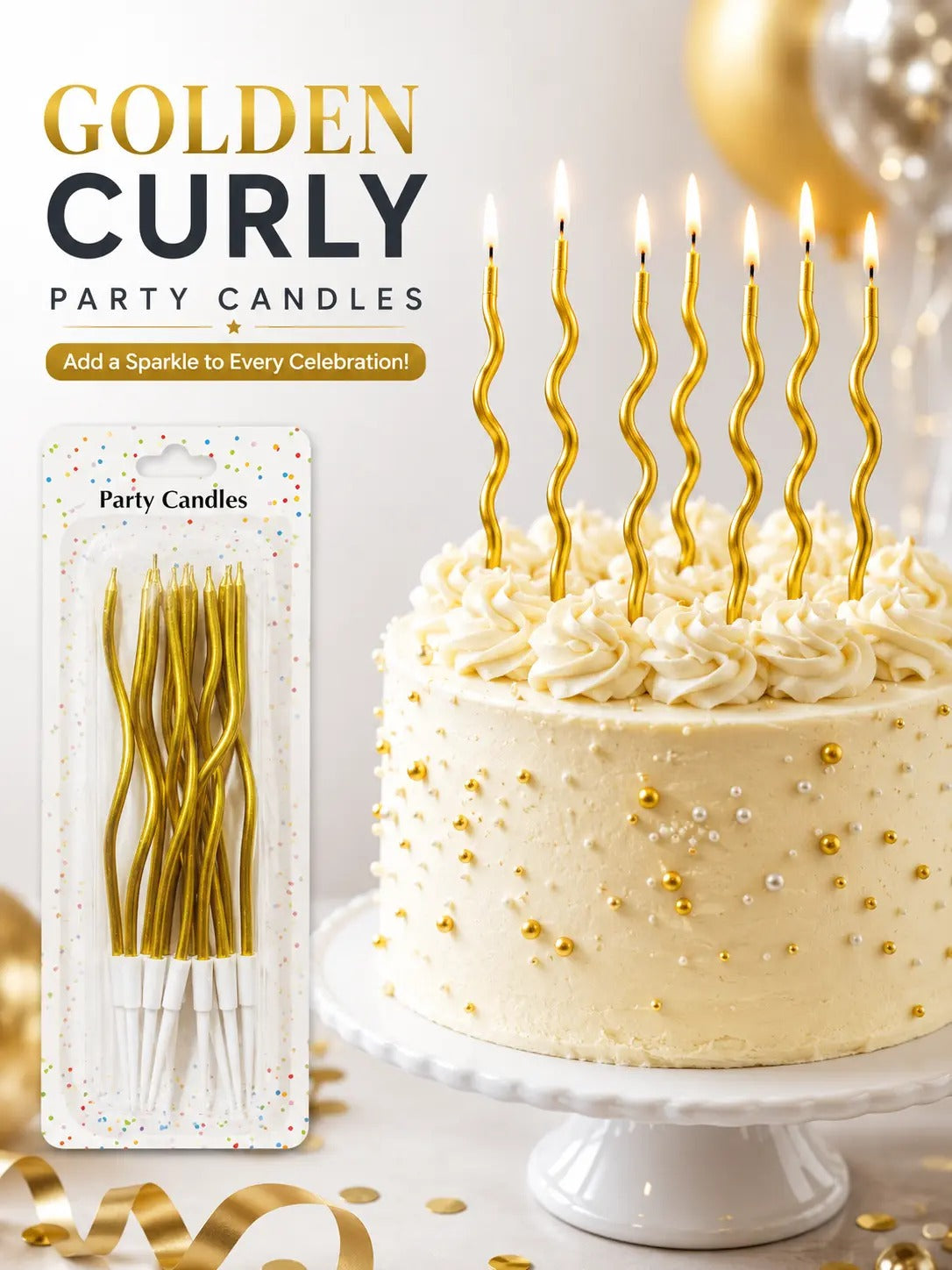 Spiral Candle (Curly Candle)