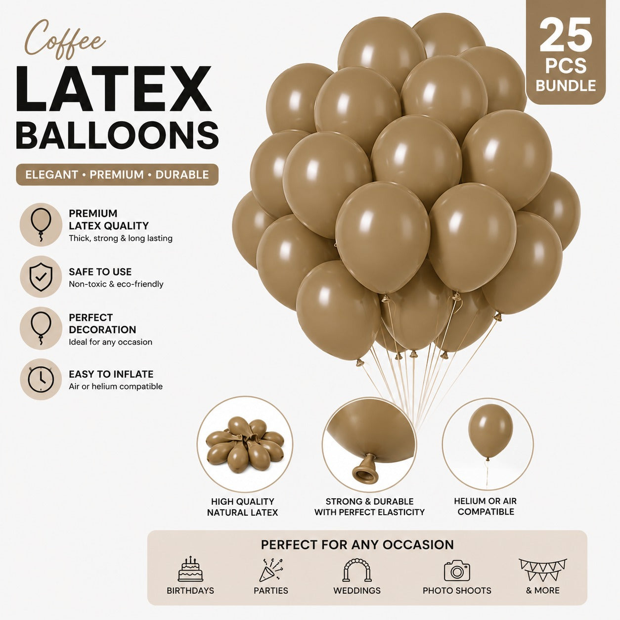 Latex Balloon - Pack of 25