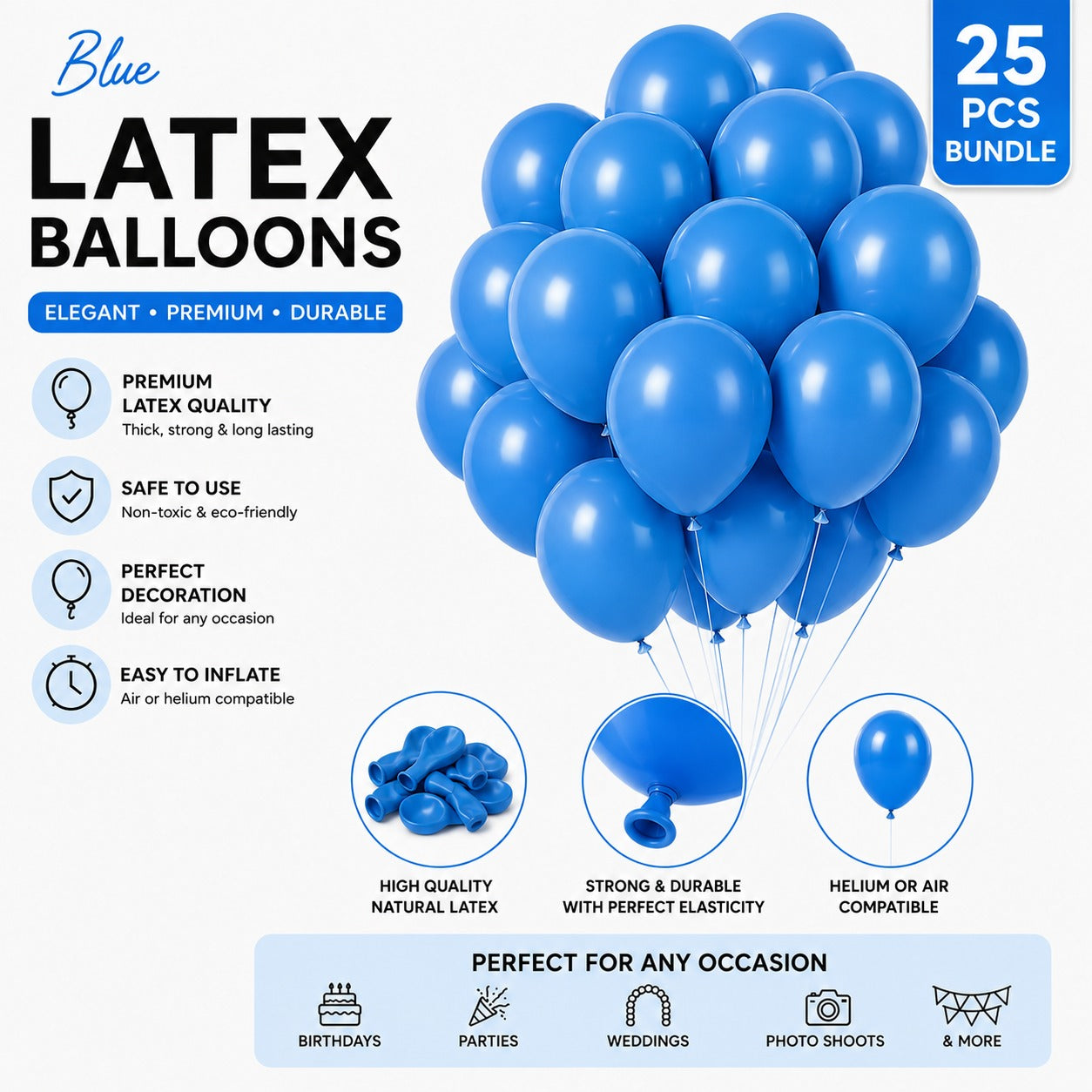 Latex Balloon - Pack of 25