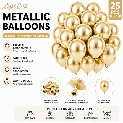 Metallic Chrome Balloon - Pack of 10
