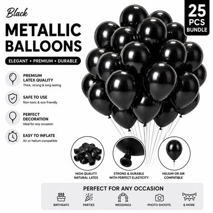 Metallic Chrome Balloon - Pack of 10