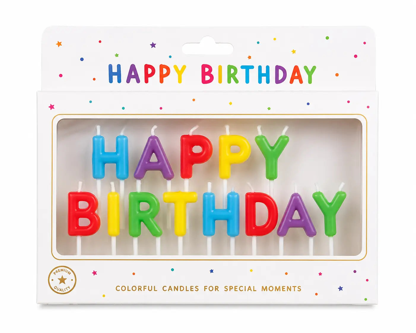 Happy Birthday Candle Multi Color