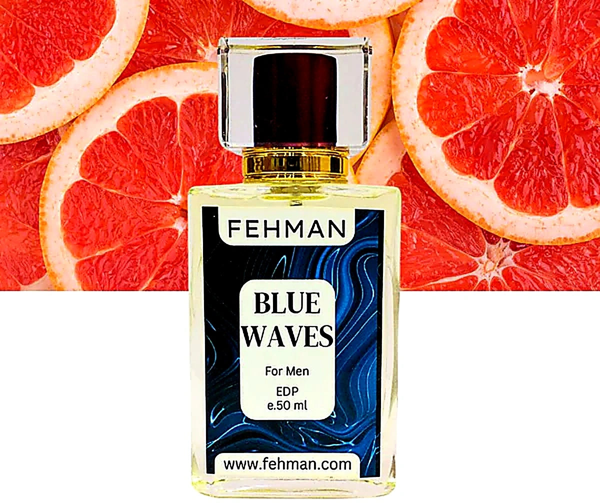 Fehman Blue Waves perfume bottle 