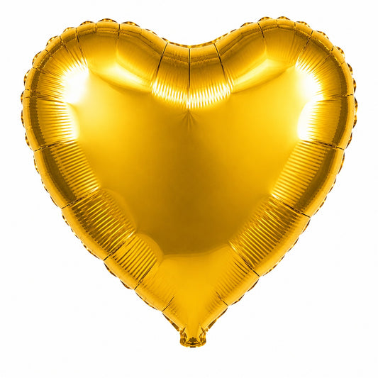 18 Inch Heart Foil Balloon (5 Pc Set)