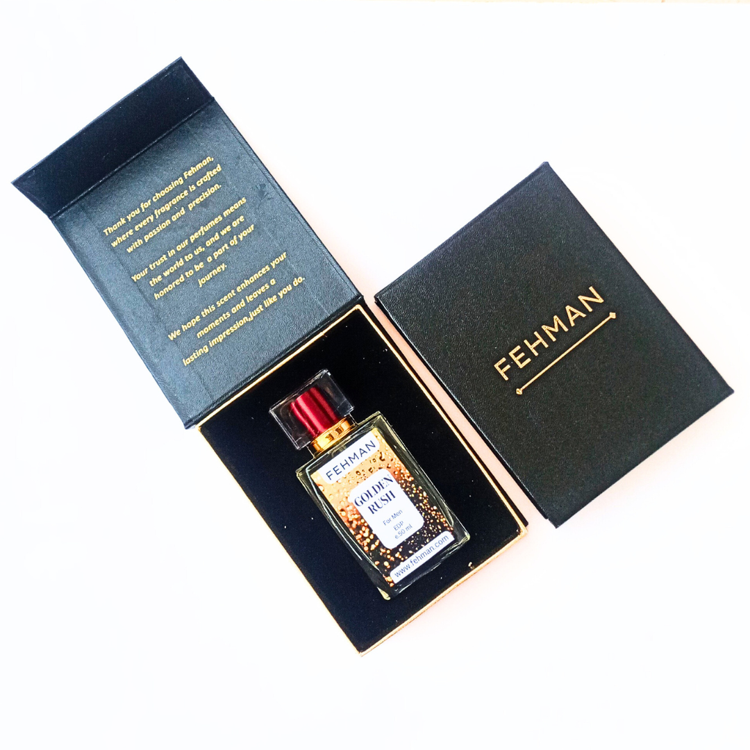 golden rush men perfume by fehman