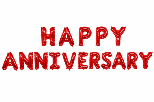 Happy Anniversary Foil Balloon