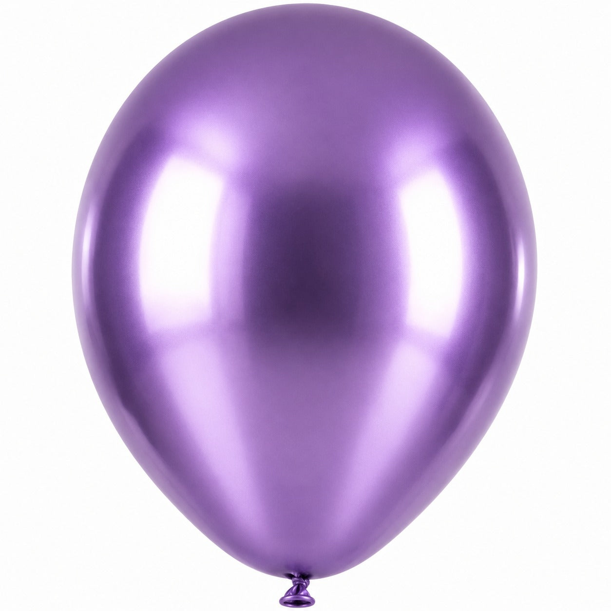 Metallic Chrome Balloon - Pack of 25 (Purple)