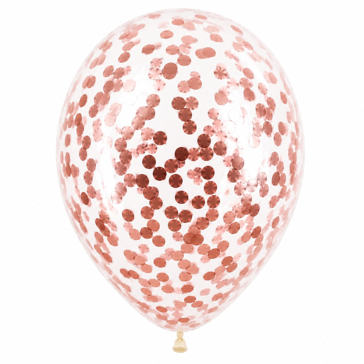 12 Inch Latex Balloon with Confetti - Pack of 25 (White)