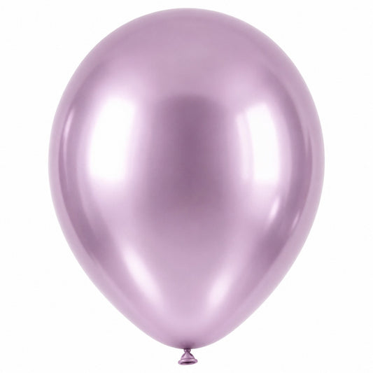 Metallic Chrome Balloon - Pack of 25 (Soft Lavender)