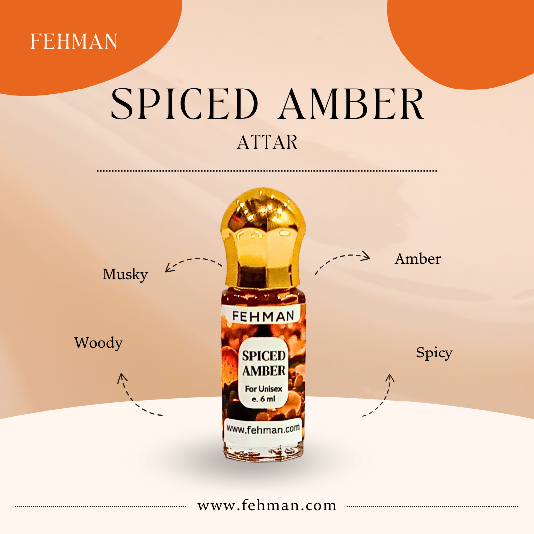spiced amber unisex attar